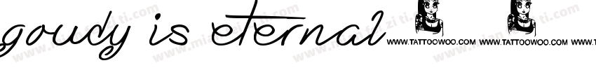 goudy is eternal字体转换